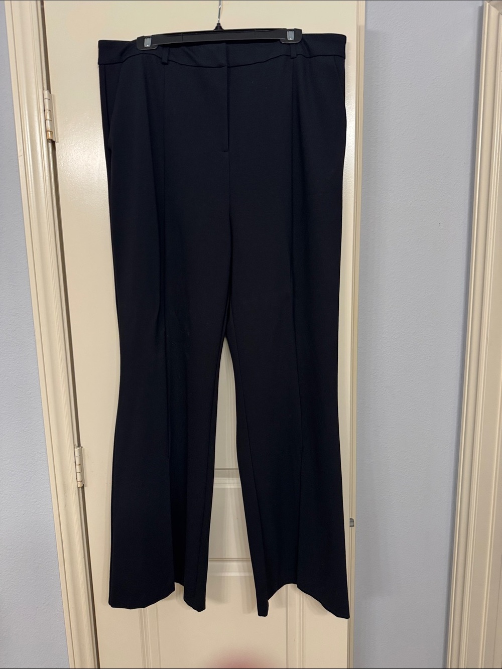 BOLD ELEMENT BLACK FRONT SPLIT PANTS - XXL